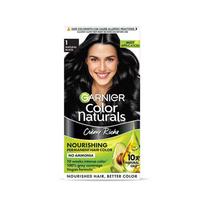 Garnier Color Naturals Crème hair color, Shade 1 Natural Black, 70ml + 60g 70ml + 60g beige