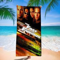 MovieF-Fast And F-Furious Microfiber Beach Towel Absorbent Quick dry Soft Yoga Swimming Resort Mountain Climbing Towel 30x60cm blue