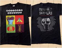 Vintage 1993 Butthole Surfers Rock Band Independent Worm Saloon TShirt XXXL gray