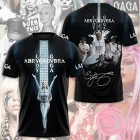 Lady Gaga The Mayhem Ball Tour 2026 3D T-Shirt Size S-5XL UB167 XXL gray