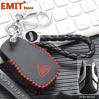 Fit For Voge Sr4Max Sr4 Max 350 Ds900X Motorcycle Genuine Leather Key Fob Cover Smart Case Housing Key Ring Housing Ring Mount Remote Auto for VOGE Motorcycle black