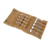 Seasoning Bottle Storage Bag Portable Camping Spice Kit with 9 Spice Jars for Outdoor Camping BBQ Picnic