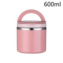 630/1000 ml maisto terminio indo izoliuotos sriubos puodelio termoso indai iš nerūdijančio plieno pietų dėžutės, palaikykite karštą moksleiviams S rožinė