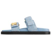 LOUIS VUITTON Saulėlydžio šlepetės moteriškos mėlynos 1ACZ76 39 gray