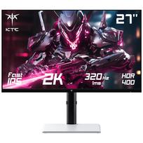 KTC H27E6 27  2K QHD greitas IPS žaidimų monitorius, 320 Hz atnaujinimo dažnis, 1 ms atsako laikas, HDR 400, 144 % sRGB, suderinamas su FreeSync ir G-Sync