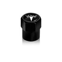 4 vnt. Automobilio ratų padangų įsukami vožtuvų dangteliai Emblema Automobilio priedai „Tesla Model 3 Model X S 2016-2020“ Lipdukai TM3 TMX TMS Lipdukas juoda