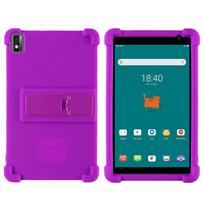 Blackview Tab 6 apsauginis dėklas, 8 colių, atsparus smūgiams su stovu, pilnas kraštas DK034 violetinė