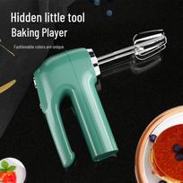 LISM Cordless Electric Hand Mixer with Dough Hooks žalia