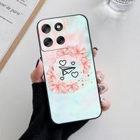 Case For Motorola Moto G56 / G86 Power Coque Flower TPU Soft Silicone Fashion Phone Funda For Moto G86 G56  Back Cover Case Capa Motorola Moto G86 Power white