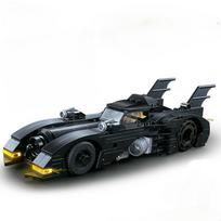 Superherojus Nakties Riteris 1989 m. Batmobilio Superautomobilio Modelis Statybiniai Blokeliai BatCar Modelis PASIDARYK pats Motociklo Vežimo Žaislai Berniukams Dovanos black