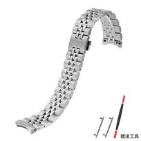 20mm Stainless steel strap For 1853 Tissot T156.408/T156.407/T156.410 Quartz/Mechanical watch chain Curve End metal watch band white
