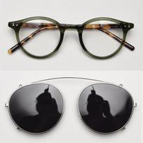 Steampunk Prescription Glasses Anti Blue Light Blocking Eyewear Polarized Sunglasses Clips Myopia Reading Eyeglasses Women Men Original Lenses gray