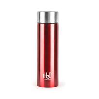 H2O Stainless Steel Water Bottle for Office & Daily Use 1000 ml, Red 1000 ml raudona