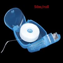 105Pcs Dental Floss Threaders 1/5Roll Tooth Floss Toothpick Between Orthodontic Braces Bridge Hilo Oral Clean