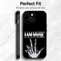 American Rapper I AM MUSIC P-Playboi Carti Phone Case Phone Case Soft Packaging Lightweight For iPhone17 16 15 14 13ProMax iphone12promax gray