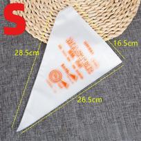 300pcs Pastry Piping Sleeves Leak Disposable Bag Confectionery Cake Accessories Baking Decorations Pocket Syringe Icing Cream Squeezing 100PCS beige