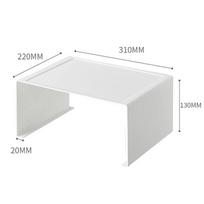 Platesnis, sukraunamas virtuvės stalviršio laikymo stovas 300*220*130MM black