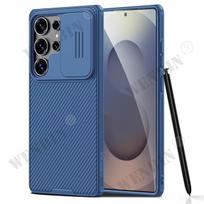 Case For Samsung Galaxy S25 S24 S23 Ultra Plus CamShield Pro Magnetic Slide Camera Case Back Cover Protection Cover Capa Fundas Galaxy S25 Ultra mėlyna
