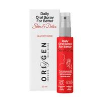 Oriygen Glutathione & Vitamin C burnos purškalas | Odos detoksikacija, spindesys ir pigmentacijos palaikymas | Greitas įsisavinimas su liposomine technologija