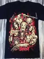 Summer 2026 Best-Selling American New Metal Band Slipknot Theme Outdoor Leisure Trendy Fashion Men's Short-Sleeved T-Shirt 2 M black