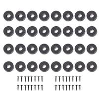 32PCS 30x10mm Anti Vibration Pads Bass Enhancement Speaker Dampers  for Amplifiers 32PCS gray
