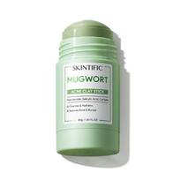 SKINTIFIC Pelyno molio kaukės lazdelė jautriai odai 40g, 1 vnt. white