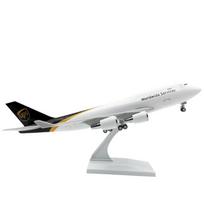 1/400 mastelio 30 cm B747 modelinis lėktuvas žaislas Derva 747 UPS Express Cargo Airways lėktuvo modelis Masteliniai lėktuvai Žaislai vaikams Ekranas Kolekcija white