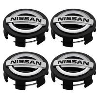 4Pcs 60MM Car Wheel Hub Center Caps Dust-Proof Snap-On Emblem Wheel Cover for Nissan Nismo Qashqai X J10 J11 Trail Tiida Teana Skyline Juke X-trail juoda