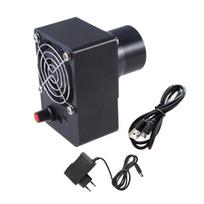 Grilio anglies uždegiklis, centrifugalinis ventiliatorius BBQ, 12V, su reguliuojamu greičiu, lauko kepimui, pūstuvai, gaminimui, stovyklavimui black