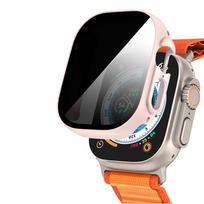 Screen Protector for Apple Watch Case Ultra 2 3 49mm accessories Anti-Spy Tempered Glass PC Bumper Cover iWatch Series Ultra 3 2 49mm Ultra 1 2 3