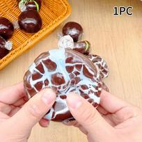 New Crunchy Chocolate Asmr Handmade Ball Stress Anxiety Relief Slow Rebound Squishy Squeeze Sensory Fidget Gifts For Kids Adults white