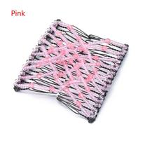 Magic Woman Hair Maker Double Clip DIY Bun Hair Combs Beads Comb Headband Metal Hairpins rožinė