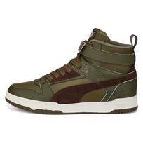 PUMA vyriški aukštakulniai laisvalaikio kedai RBD Game Alyvuogių žalia 387604-01 36 gray