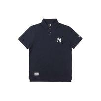 New Era × MLB New York Yankees Casual Trend Short Sleeve Summer American Polo Shirt Unisex polo shirts 12848782 M black