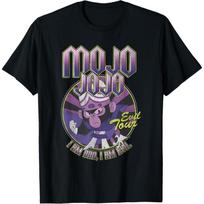 Power Puff Girls Mojo Jojo I'm Bad I'm Evil Band Tour Logo T-Shirt S juoda