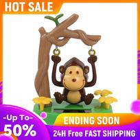 Solar Dancing Monkey Toy Car Dashboard Bobblehead Cartoon Animal Desktop Ornaments for Car Interior Decoration China Mainland brown
