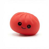 Mini koldūno Squishy streso kamuoliukas Fidget žaislai Lėtai atšokantis streso mažinimo suspaudžiami dekompresiniai žaislai Vaikams Suaugusiems raudona