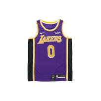 Nike NBA Basketball Sports Jersey limited SW Fan Edition Los Angeles Lakers Kuzma 0 Purple Men's AA7097-512 S black