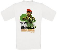 Thomas Sankara Burkina Faso T-Shirt All Sizes M black
