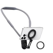 Mobile Phone Holder Cellphone Mount Action Camera Accessories Neck Strap Rotation Mount for GoPro Hero 13/12/11/10/9 Camera Adhesive Tape brown