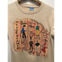 1982 The B52’s Mesopotamia Grupės Perdirbtas marškinėlis 2 pusių Smėlio spalvos T marškinėlis NH25729 Unisex T marškinėlis XXXL beige