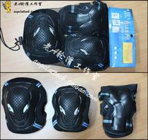 Old a Roller Skating Bull Head Roller Skating Protective Gear Adult Roller Skating Protective Gear L juoda/mėlyna