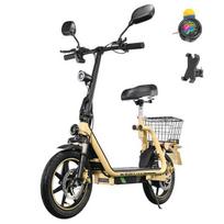 TWOFISH M5 Elite-E Electric Scooter EEC Certified 500W Motor 48V13Ah Range 30km 14  Tires 25km/h Adult