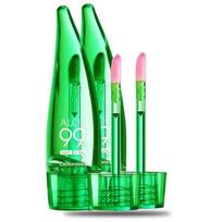 KIRA Aloe Vera 99% Color Changing Lip Gloss, Temperature and pH Responsive Lip Oil, Hydrating Lip Balm with Vitamin E, Long Lasting Moisturizing green