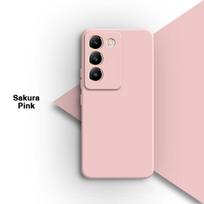 Soft Square Phone Case for VIVO V40 SE 5G 6.67  Shell Original Candy Funda Silicone Classic Straight Edge Back Cover Accessories VIVO V40 SE white