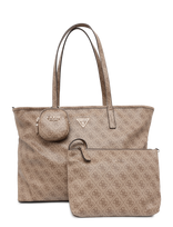 GUESS - Power Play Ii Large Tech Tote - Talpi rankinė - Smėlio