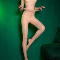 Seksualios moteriškos kojinės, aliejumi blizgančios, elastingas apatinis trikotažas, itin plonos blizgančios pėdkelnės, klubinė apranga, moteriškos blizgios pėdkelnės, drabužiai black