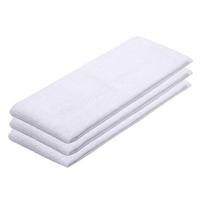 Cotton Mop Pads for Karcher Steam Cleaner Set of 3 CTK10 CTK20 SC4 SC5 Covers white