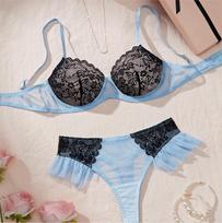 Ra et cozy erotic lace sexy unlined bra small fresh lingerie set S gray