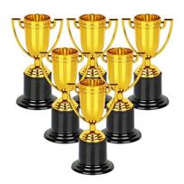 6Pcs Award Trophies Cups Soccer Medals Prize Cup Basketball Football Winners Gifts for Game School Rewarding Supplies 1 yellow